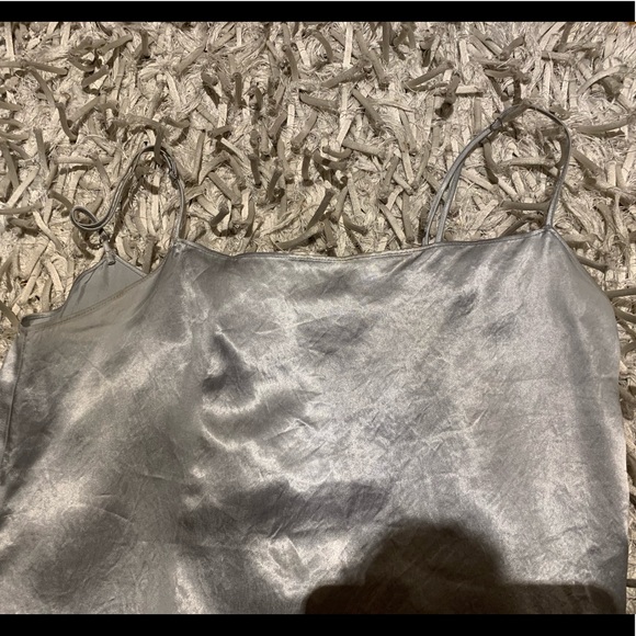 Aritzia Babaton Beck Silver Mini Dress - Picture 3 of 13